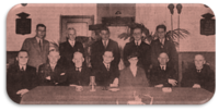 Ds. W Meijnhout in 1939 bij het afscheid van de Christelijke Gereformeerde Kerk Nieuwendam.